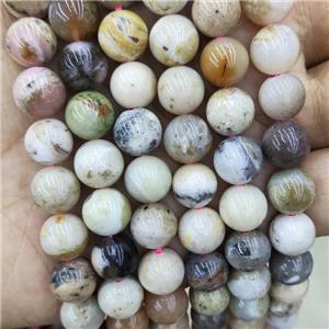 Natural Pink Opal Beads C-Grade Smooth Round, approx 10mm dia [GB18653-10MM]