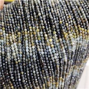 Natural Tourmaline Beads Multicolor Faceted Round, approx 3mm [GB18782]