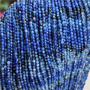 Natural Kyanite Beads Blue Faceted Round, approx 3mm [GB18788]