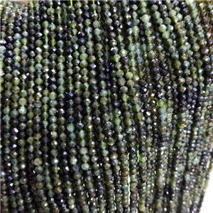 Natural Green Tourmalina Beads Faceted Round, approx 4mm [GB18823]