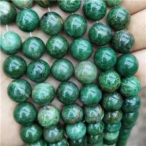 African Chrysoprase Beads Smooth Round, approx 12mm dia [GB19090-12MM]