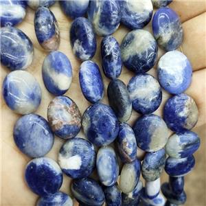 Blue Sodalite Oval Beads, approx 14-16mm [GB19227]