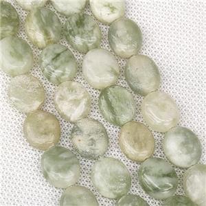 New Mountain Jade Oval Beads Green, approx 12-14mm [GB19232]