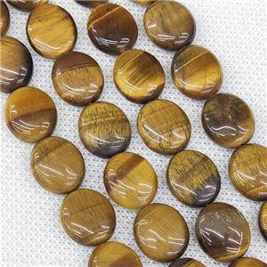 Natural Tiger Eye Stone Oval Beads, approx 12-14mm [GB19247]