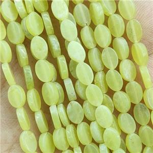 Lemon Jade Oval Beads Olive, approx 4-6mm [GB19400]