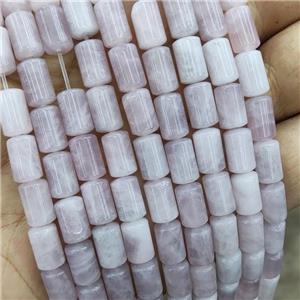 Natural Pink Rose Quartz Tube Beads Column, approx 6-10mm [GB19417]