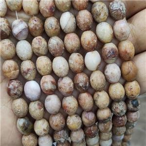 Morocco Agate Rice Beads Barrel, approx 8-10mm [GB19459]