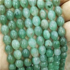 Natural Green Aventurine Rice Beads, approx 8-10mm [GB19472]