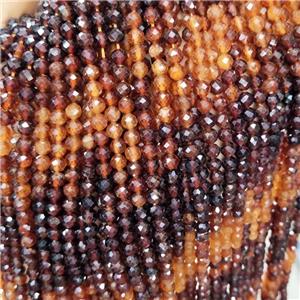 Natural Garnet Beads Multicolor Faceted Round, approx 4.7-5.5mm [GB19678]