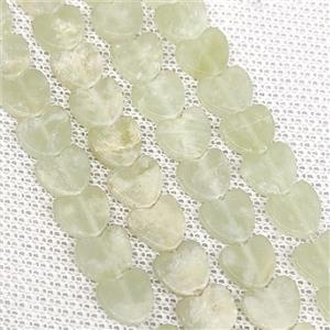 New Mountain Jade Heart Beads, approx 8mm [GB19767]
