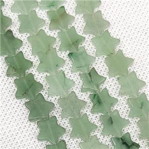 Natural Green Aventurine Star Beads, approx 10mm [GB19783]