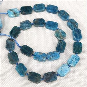 Natural Apatite Rectangle Beads Blue, approx 10-15mm [GB19948]