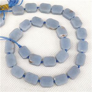 Natural Blue Angelite Rectangle Beads, approx 10-15mm [GB19951]