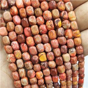 Orange Imperial Jasper Beads Freeform, approx 5-7mm [GB19997]