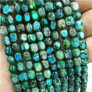 Teal Imperial Jasper Beads Freeform, approx 5-7mm [GB19999]