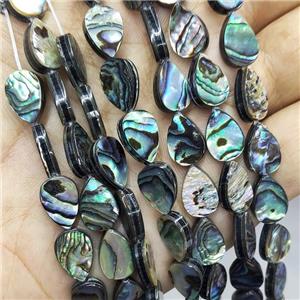 Abalone Shell Teardrop Beads Multicolor, approx 13x18mm [GB20162-13X18MM]