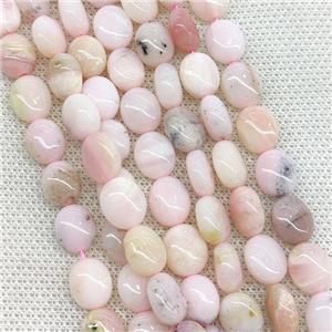Natural Pink Opal Oval Beads, approx 8-10mm [GB20361]