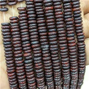 Natural Poppy Jasper Heishi Spacer Beads, approx 6mm [GB20441]