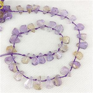Natural Ametrine Beads Teardrop Topdrilled, approx 9-14mm [GB20720]