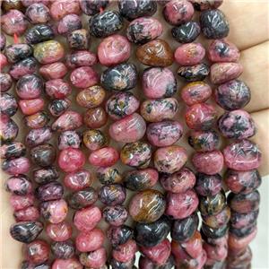 Natural Brazilian Rhodonite Beads Red Chips Freeform, approx 9-11mm [GB20917-L]