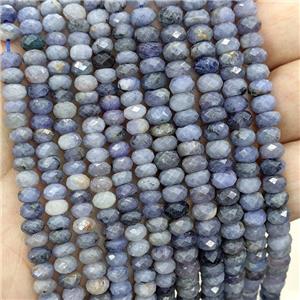 Natural Tanzanite Beads Faceted Rondelle, approx 5.5mm [GB20938-5.5MM]