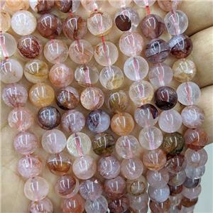Natural Red Hematoid Quartz Beads Smooth Round, approx 6mm dia [GB20986-6MM]