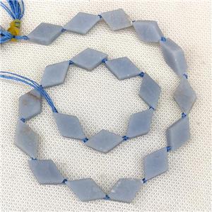 Natural Blue Angelite Beads Rhombus, approx 10-18mm [GB21150]