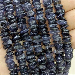 Natural Iolite Chips Beads Freeform, approx 7-11mm [GB21439]