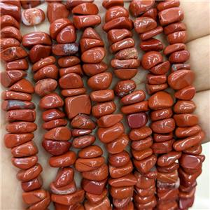 Natural Red Jasper Beads Chps Freeform, approx 7-11mm [GB21456]