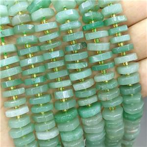 Natural Green Aventurine Heishi Spacer Beads, approx 12-13mm [GB21519]
