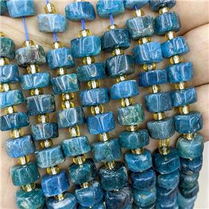 Natural Blue Apatite Heishi Beads, approx 9-10mm [GB21568]