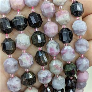 Natural Tourmaline Bullet Beads Pink, approx 10-12mm [GB22018]