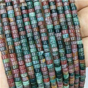 Natural Indian Agate Heishi Beads Multicolor, approx 4mm [GB22061]