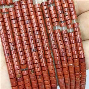 Natural Red Jasper Heishi Beads, approx 4mm [GB22067]