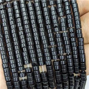 Natural Black Jasper Heishi Beads, approx 4mm [GB22077]