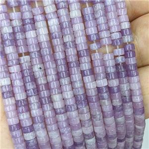 Natural Lilac Jasper Heishi Beads, approx 4mm [GB22079]