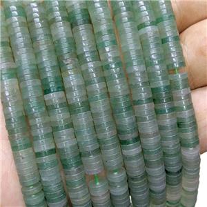 Natural Green Aventurine Heishi Beads, approx 1x6mm [GB22325]
