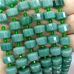 Natural Green Aventurine Heishi Beads, approx 12mm [GB22353]