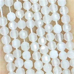 Natural Clear Quartz Prism Beads, approx 4mm [GB22608]