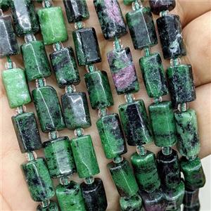 Natural Zoisite Tube Beads Green, approx 7-14mm [GB22676]