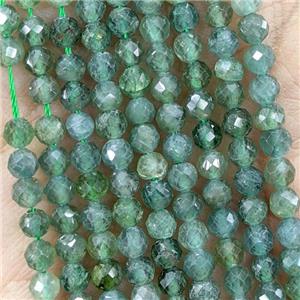 Natural Green Apatite Beads Faceted Round B-Grade, approx 3.8mm [GB22723]