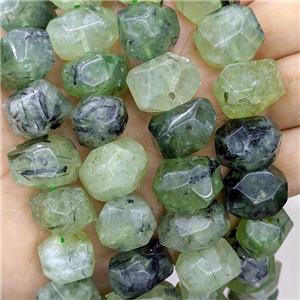 Natural Green Prehnite Beads Nugget Freeform, approx 13-18mm [GB22790]