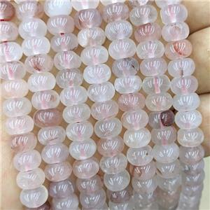 Natural Red Hematoid Quartz Beads Smooth Rondelle, approx 5x8mm [GB22831-5X8MM]