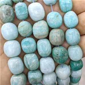 Natural Green Amazonite Nugget Beads Freeform, approx 12-15mm [GB22852]