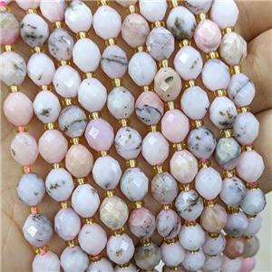 Natural Pink Opal Beads Faceted Rice, approx 6-8mm [GB22998]