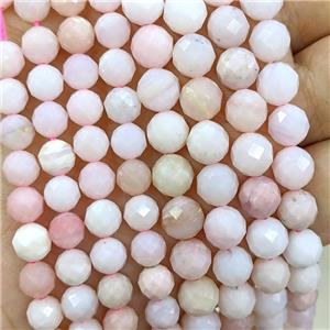 Natural Pink Opal Beads Faceted Round A-Grade, approx 7mm [GB23019-7MM]