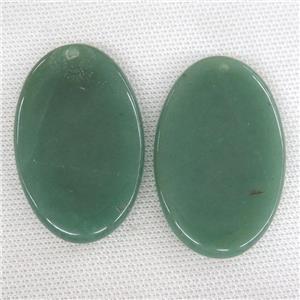 green Aventurine oval pendant, approx 35-55mm [GM14492]