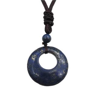 lapis lazuli necklace, approx 25mm, 3mm [GM15532]