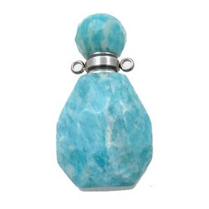 Amazonite perfume bottle pendant, approx 18-37mm [GM16068]