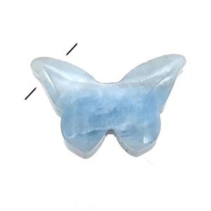 Aquamarine butterfly pendant, approx 12-18mm [GM16250]